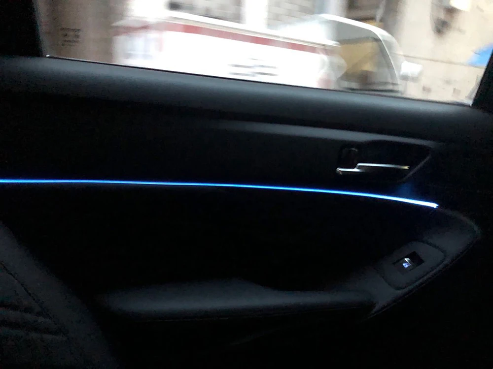 PMFC Автомобильная дверь синяя 4 атмосферный свет окружающий светильник отделка
