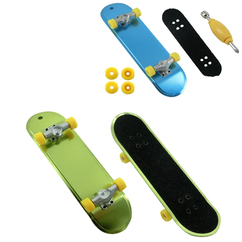 

DIY Plastic Mini Finger Skating Board Table Game Toy Kids Skateboard Children Finger Fingerboard Scooter Skate Educational Gifts