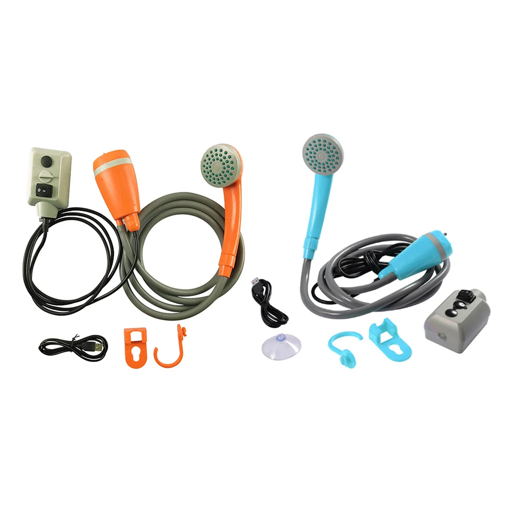 

Portable Camping Shower Outdoor Camping Shower Pump Rechargeable Shower Head for Camping Hiking Traveling Tool Dropshipping