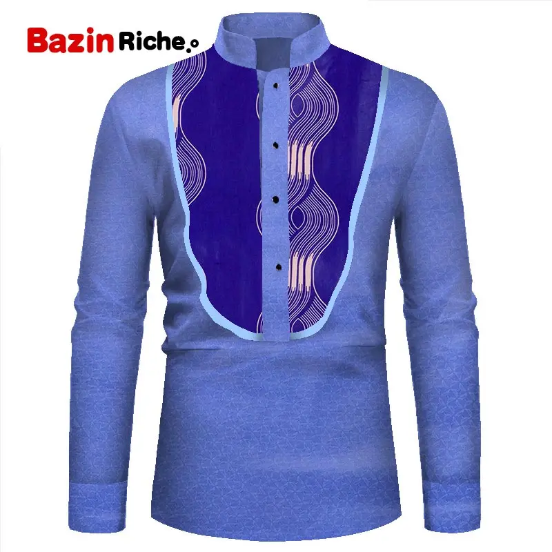 Сезон весна-осень В африканском стиле мужская рубашка одежда для детей вечерние