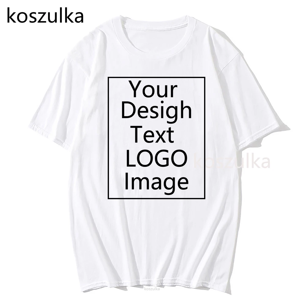 

Хлопковая футболка с индивидуальным принтом для женщин и мужчин, белая футболка «сделай сам» с фотографией или логотипом, модная мужская фу...