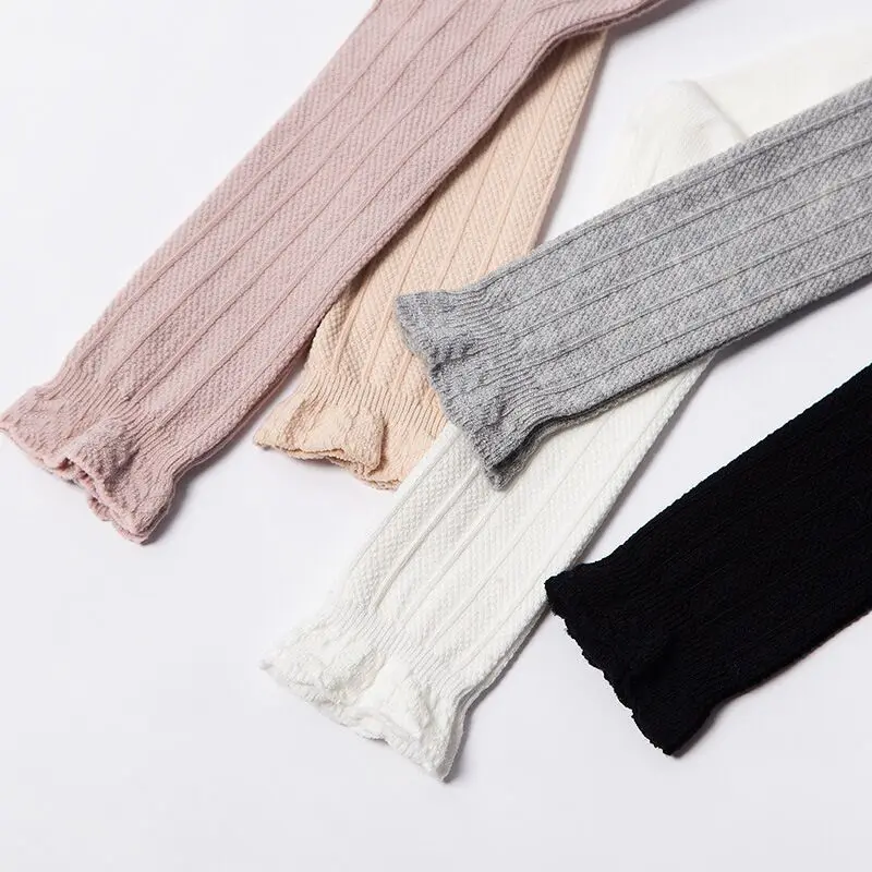 Гольфы для маленьких девочек от 0 до 3 лет Кружевные Гофрированные хлопковые