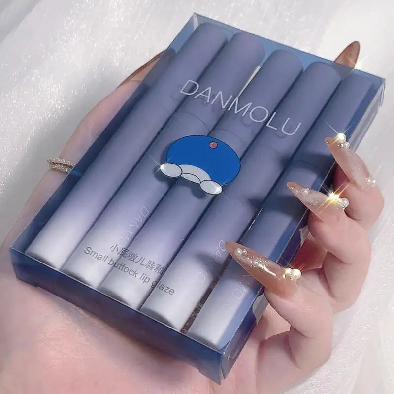 5 шт./компл. помада с голубыми облаками матовая бархатная антипригарная чашка