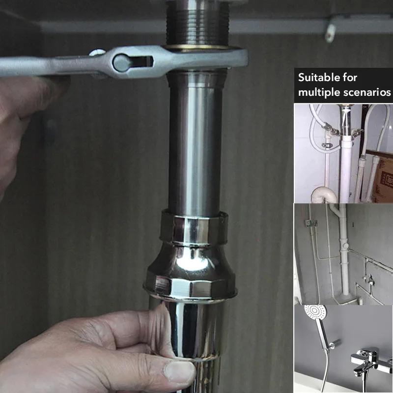 Регулируемый гаечный ключ 16 68 мм Многофункциональный Мини ремонтный