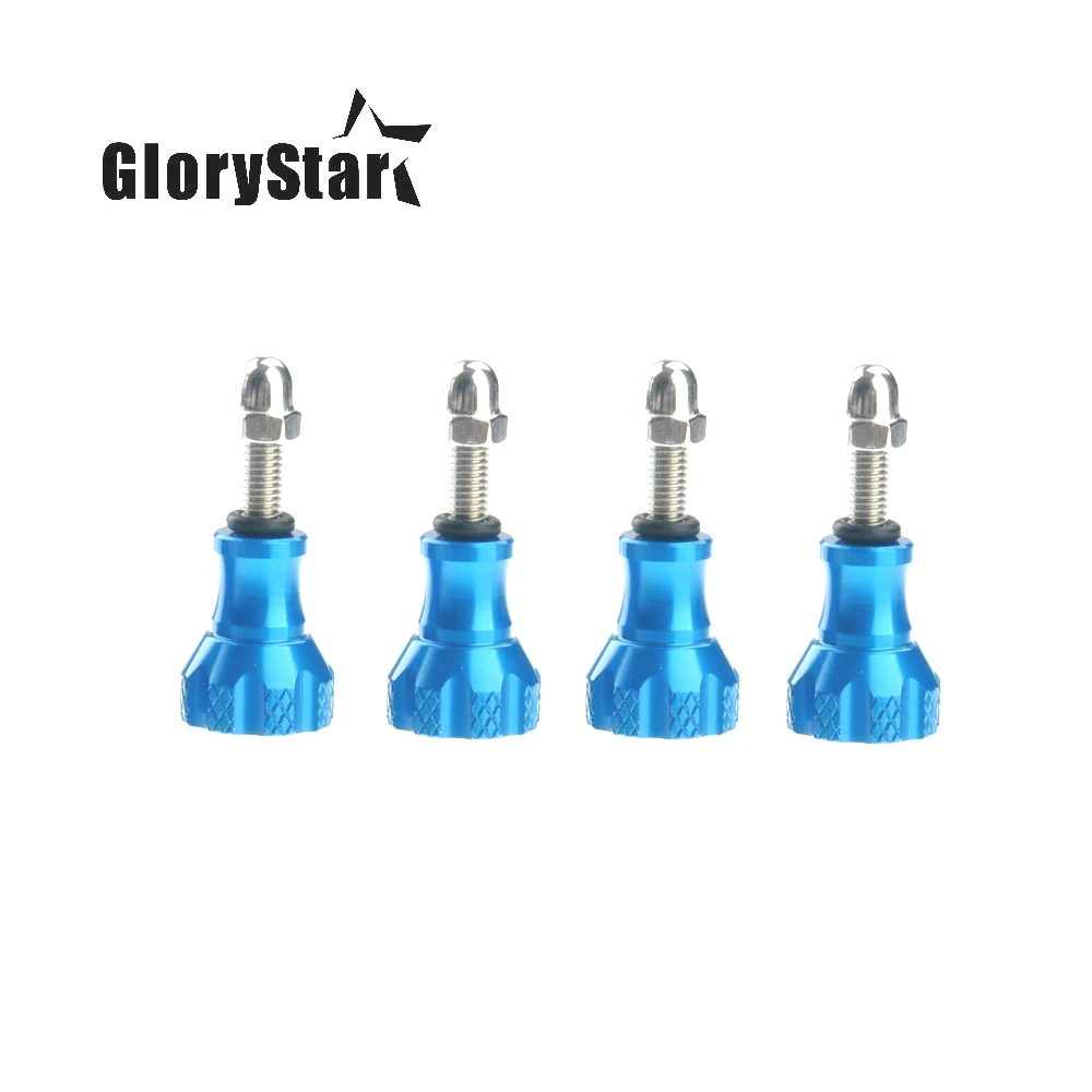 

4Pcs CNC Aluminum Alloy Thumb Screw for GoPro Hero 8 7 6 5 4 SJCAM Xiaomi Yi 4K 4K+ h9 OSMO Action Camera Go Pro Accessories Kit
