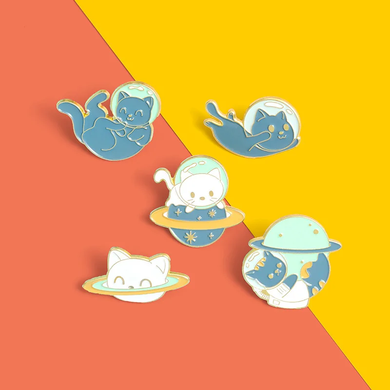 Модные Мультяшные ювелирные изделия милые значки с животными креативная брошь в