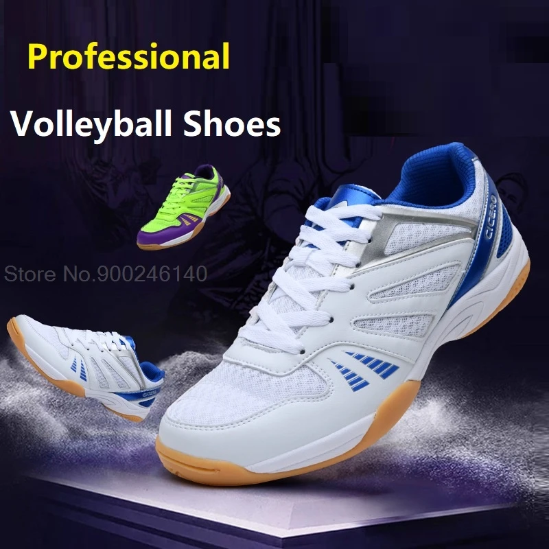 

2021 Cushion Badminton Volleyball Shoes For Men Women Tennis Jogging Shoes Damping Badminton Sport Sneaker Indoor Trainer