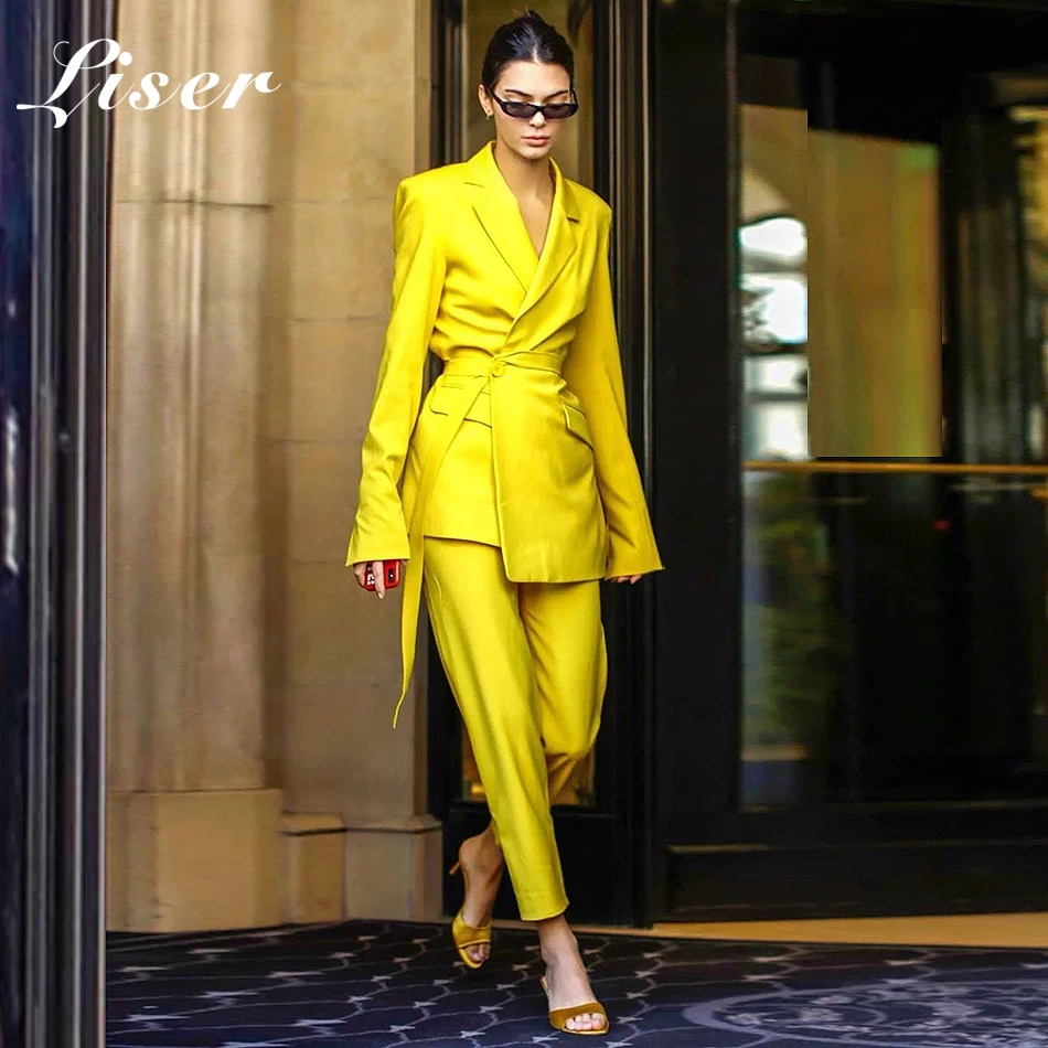Liser New Summer Women Jackets V Neck Sashes Two Pieces Jackets Sexy Bodycon Elegant Celebrity Party Ginger Jacket Vestidos