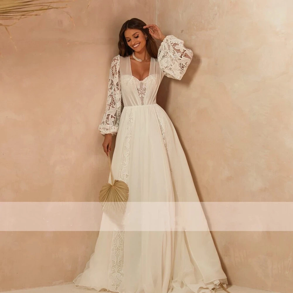 

Женское платье с V-образным вырезом, длинным рукавом