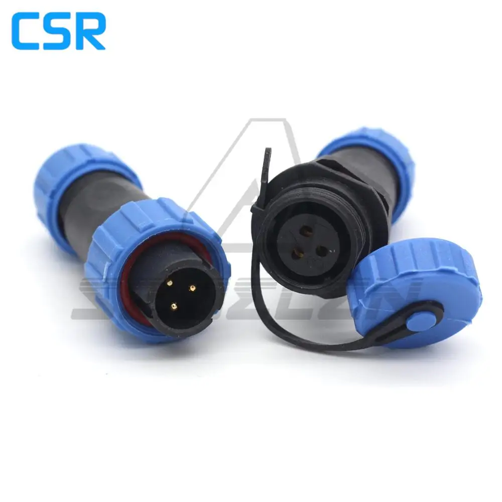 Водонепроницаемый провод SP13 для подключения проводов 3 контакта разъем кабеля