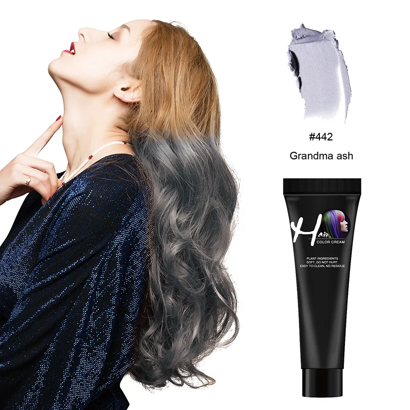 Новинка 9 цветов модная краска для волос унисекс дымчато-серый в стиле панк