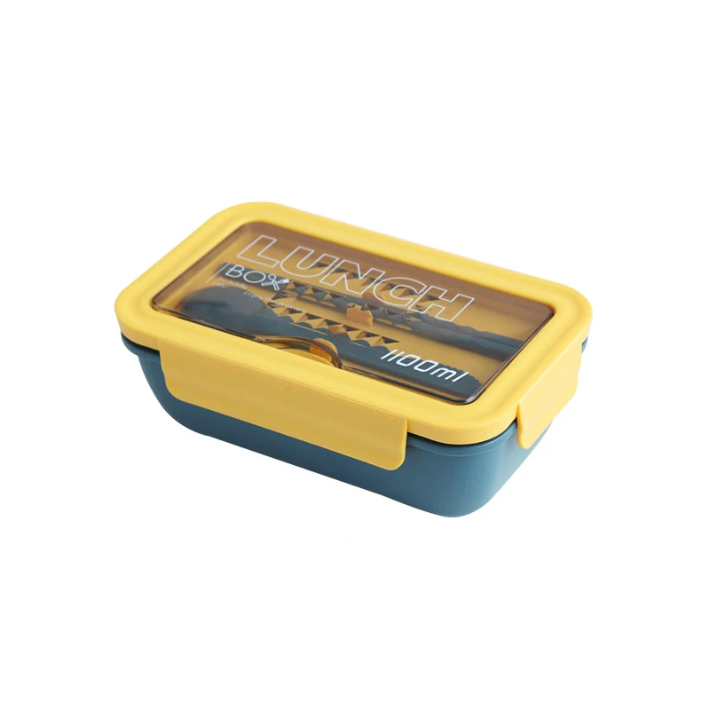 

New Japanese Style Wheat Straw Lunch Box Brief Sealing Leak Proof Bento Boxes School Office Portable Food Container