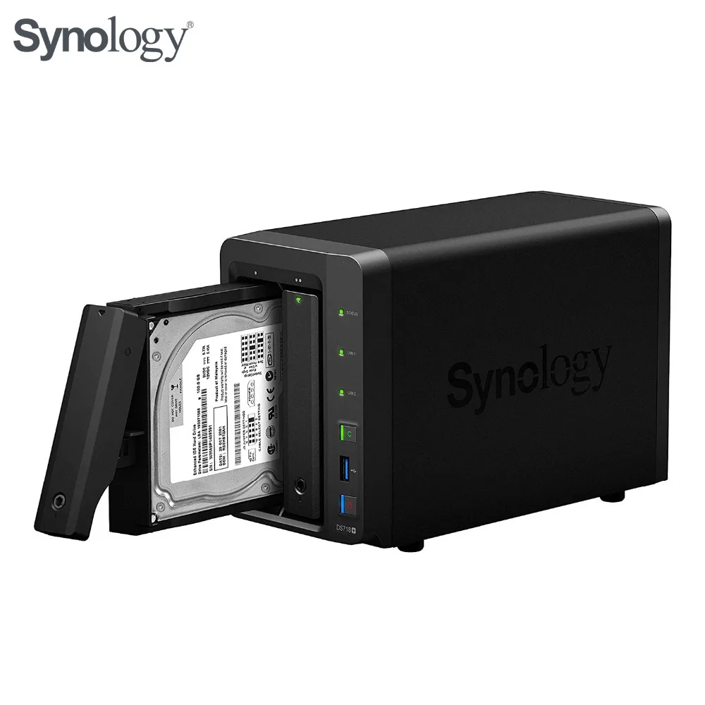 Synology 2 bay NAS DiskStation DS718+(бездисковый