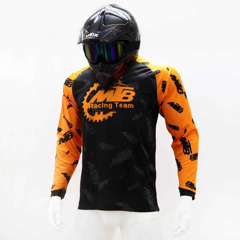 Горный велосипед быстросохнущая дышащая Мотоцикл Джерси комплект одежда с