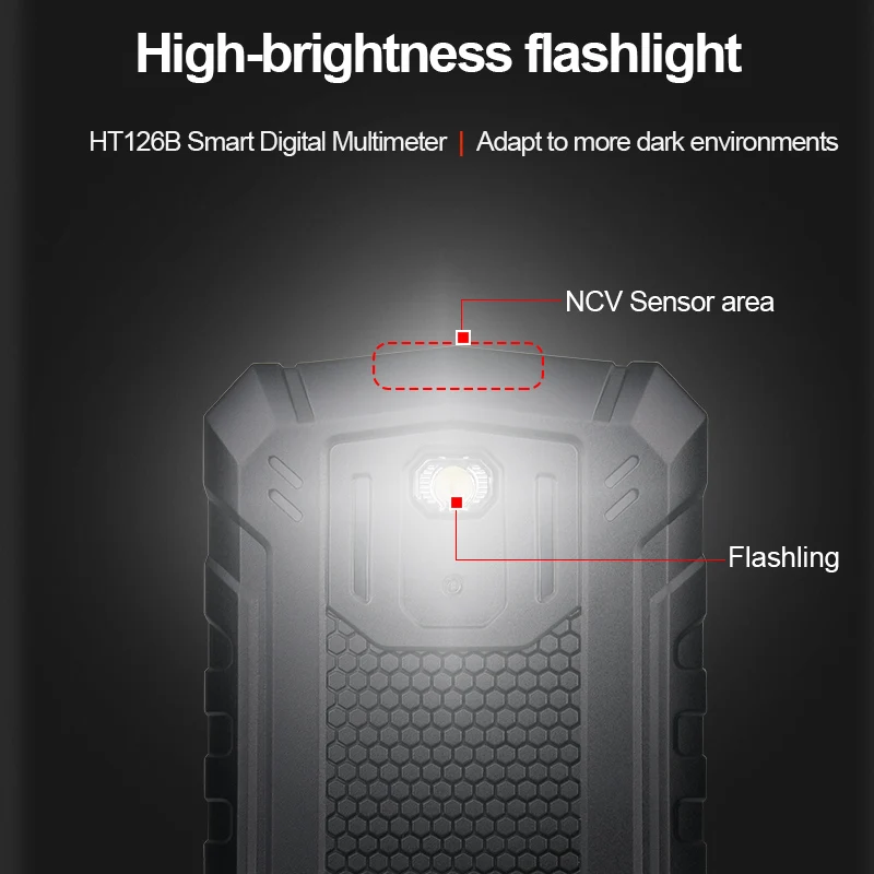 Умный мультиметр HABOTEST цифровой профессиональный конденсатор тестер HT126 TRMS AC DC 600