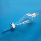 500 мл прозрачная стеклянная Груша-форма d разделительная боросиликатная Воронка с PTFE стопкок Груша Форма Воронка 2429 химия лабораторные принадлежности