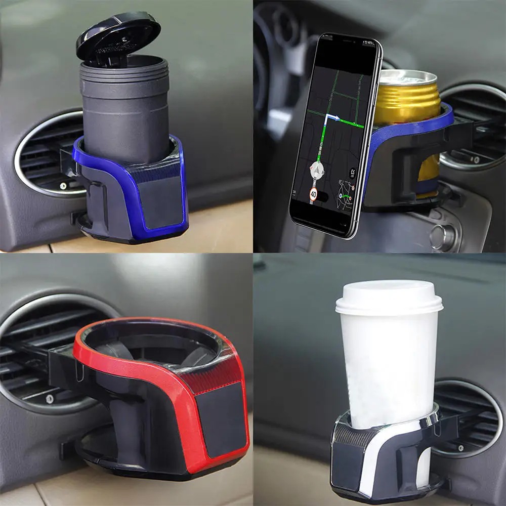 

Car Cup Holder Outlet Air Vent Cup Rack Beverage Mount Insert Stand Holder Drink Bottle Container Hook Car Accessories
