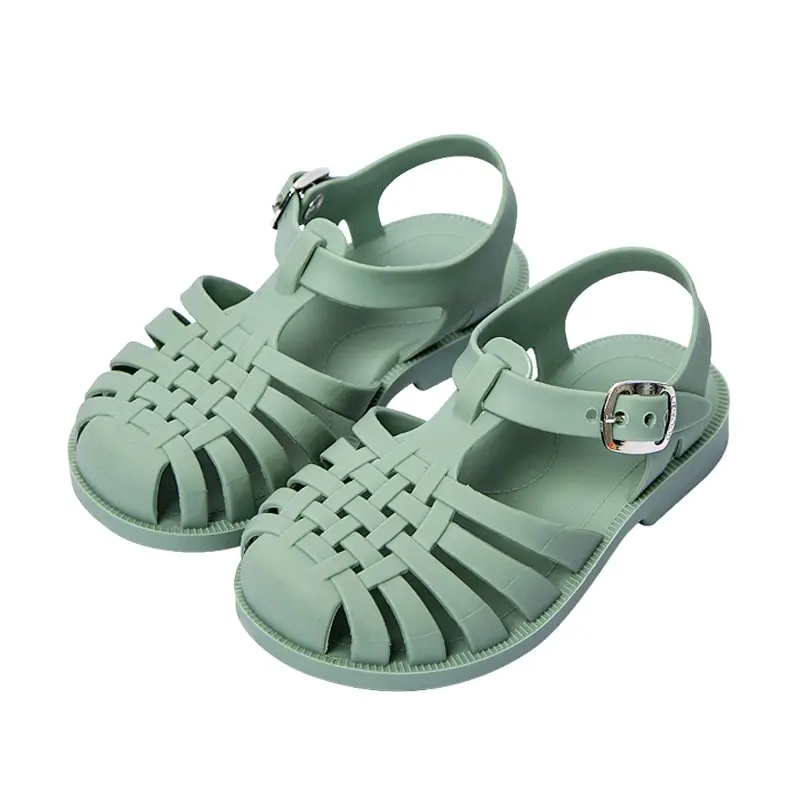 

Summer Boys Casual Roman Slippers Children Sandals Baby Girls Soft Non-slip Princess Shoes Kids Candy Jelly Beach Shoes
