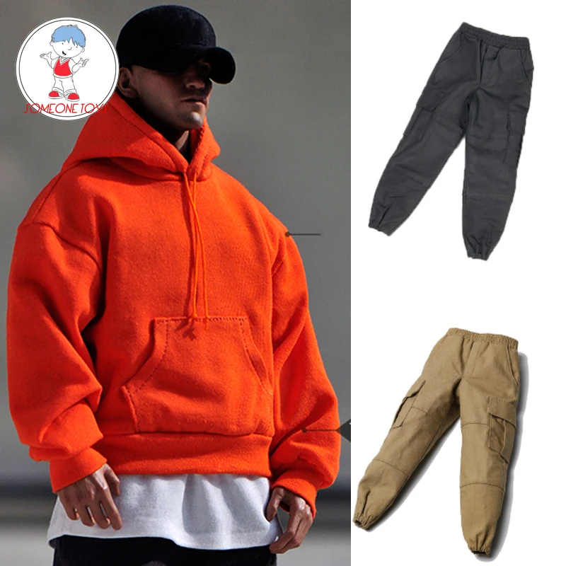 

1/6 масштаб, мужской свитер с капюшоном, рубашка, брюки, Уличная Повседневная одежда для 12 дюймов, M35, M33, M34, Tbleague, сильные экшн-фигурки