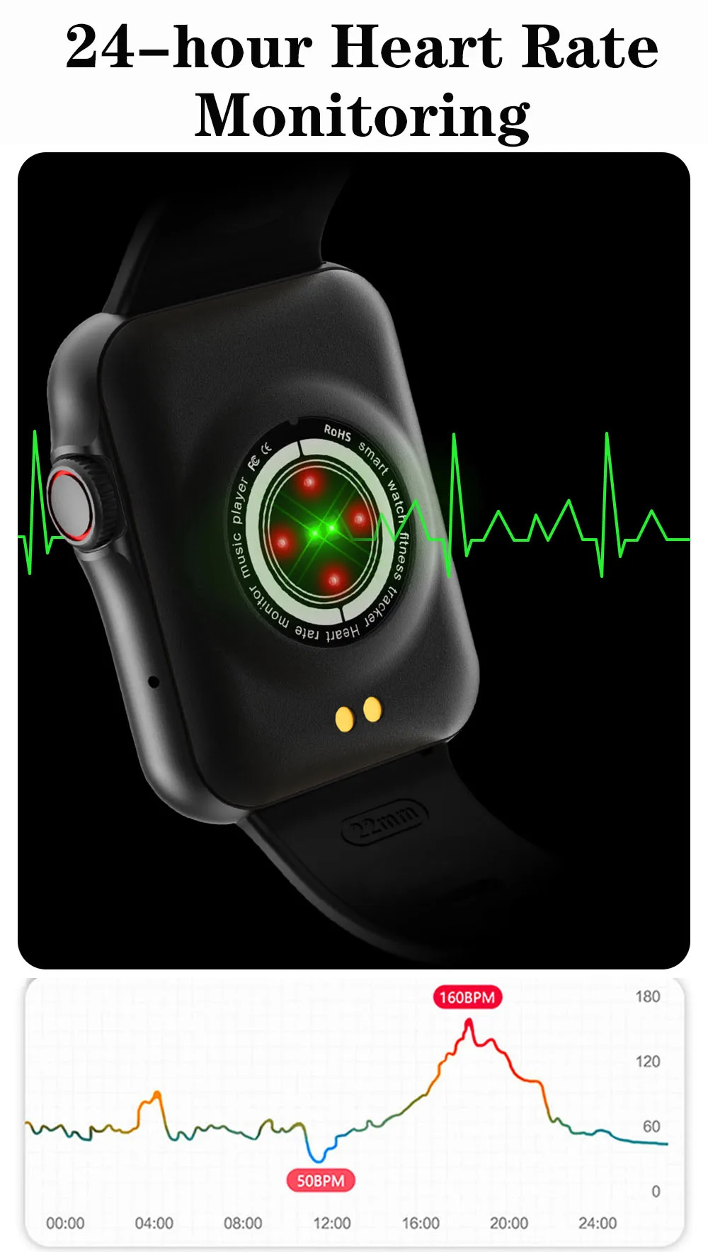 

Bluetooth Call Smart Watch 2021 1.6 Inch Screen Fitness Tracker Heart Rate Monitor Blood Pressure Sport Smartwatches Wristwatch