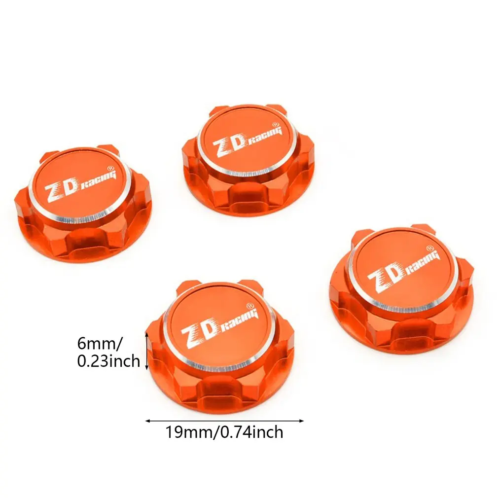 

Exquisite And Durable Lightweight Aluminum 17mm Wheel Nuts Dustproof Anti-Skid Non-slip For 1/8 RC Car