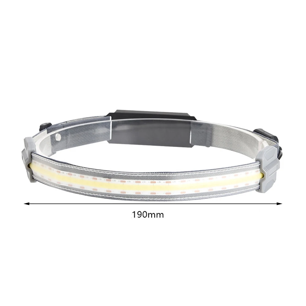 

COB Led Headlamp Built-in Battery Rechargeable Headlight Head Waterproof Lamp White Red Lighting for Camping Working For Outdoor