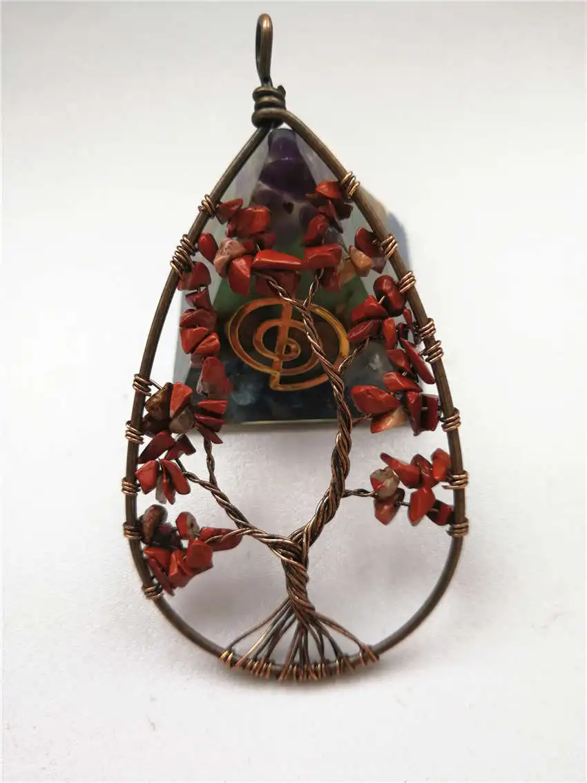 Цепочка с кулоном в виде дерева жизни для мужчин и женщин длинная цепь