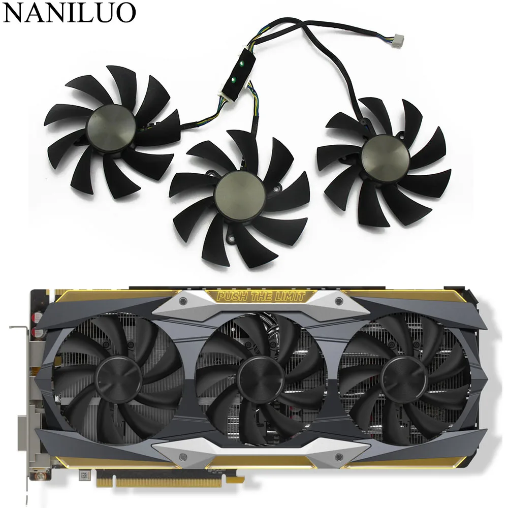 GA92S2U DC12V 0.46A для ZOTAC GTX1080Ti AMP EXTREME GTX 1080 Ti Core Edition графическая карта радиатор