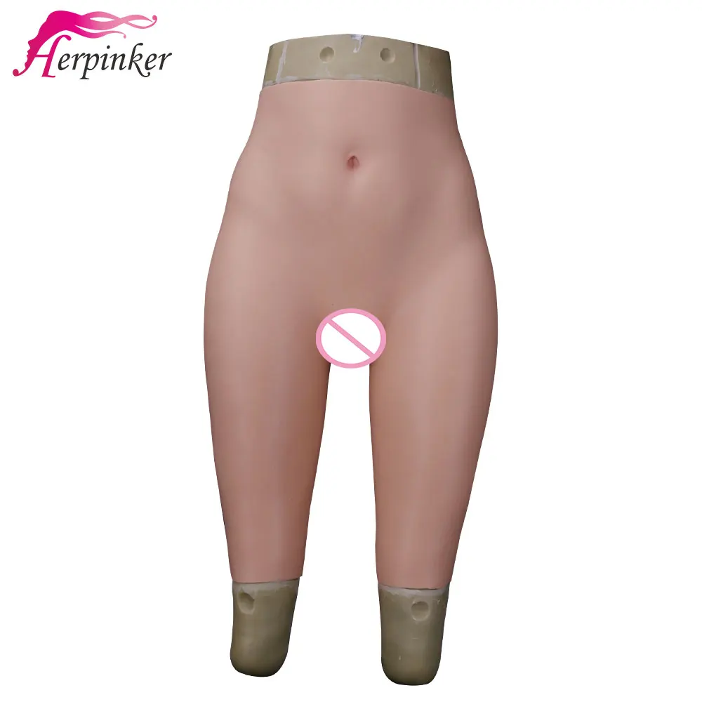 S Размеры 7 точка силиконовый реалистичный трусики Вагина Трансвестит