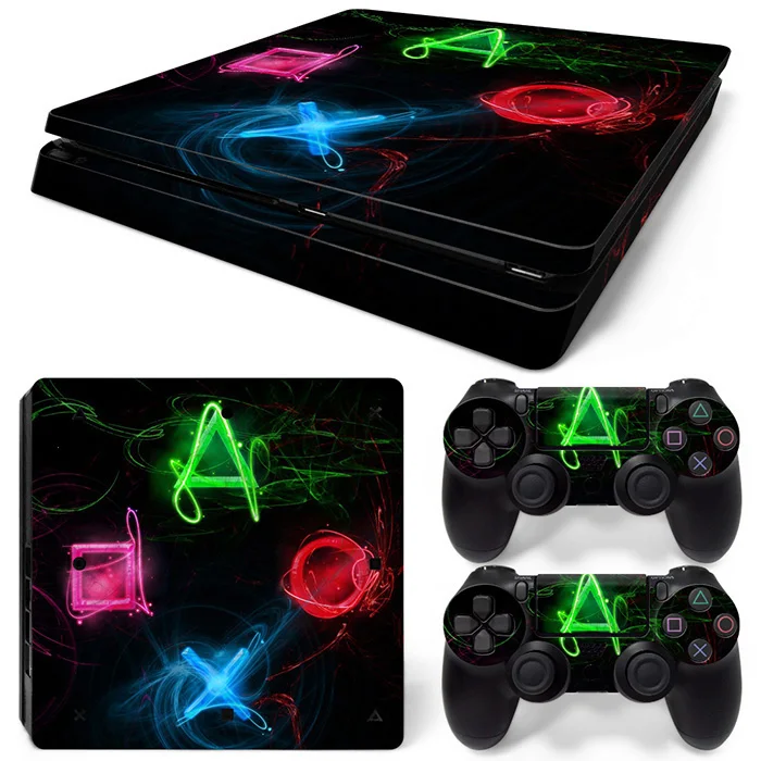 Наклейки для консоли PS4 slim и контроллеров наклейки ps4 виниловые