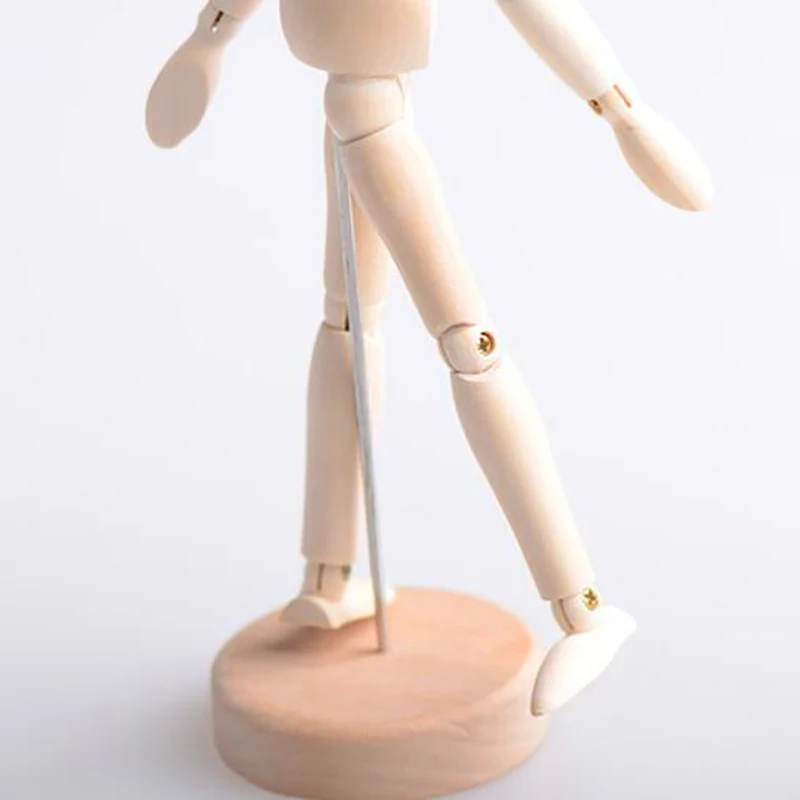 

Oversized Retro Joint Man Ornament Wooden Crafts Sketch Puppet Wood Joint Doll