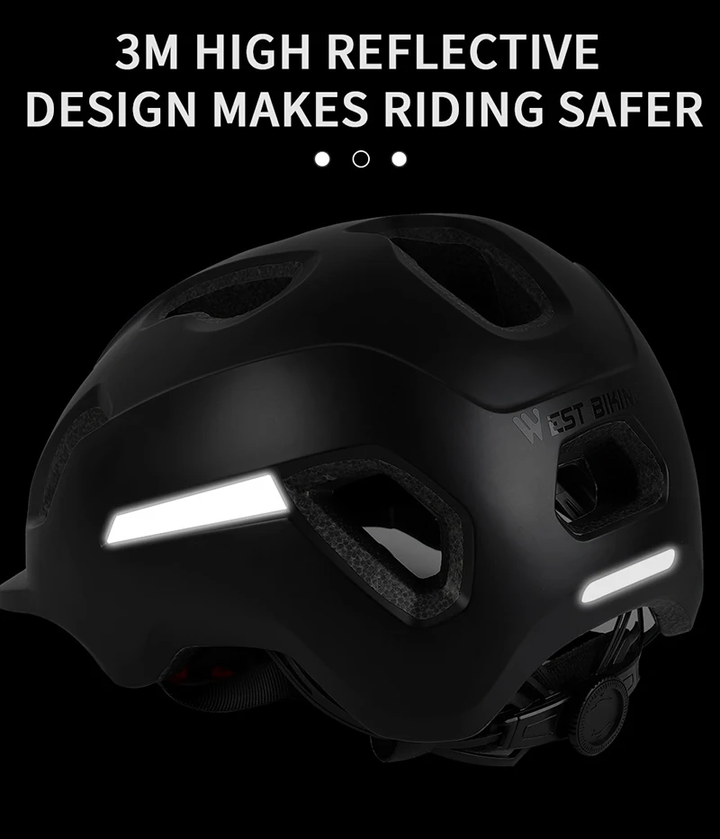 Велосипедный шлем WEST BIKING регулируемая Сверхлегкая Кепка для горных и городских