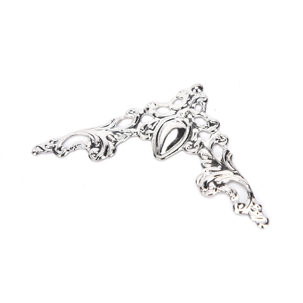 

12Pcs/lot Metal Angle Corner Brackets Bronze Notebook Cover For Menus Photo Frame Furniture Decorative Protector