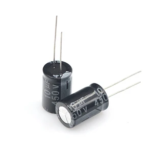 450V10UF 10x16mm 450v 10uf 450v10MFD 450v10mf Aluminum Electrolytic Capacitor 10mf450v 450Volt 450wv 450vdc 15uf 22uf 33uf 47uf