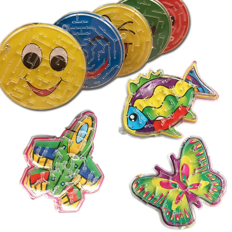 3 шт./лот 7 см стальной шар трек лабиринт игрушки для детей Новинка раннее