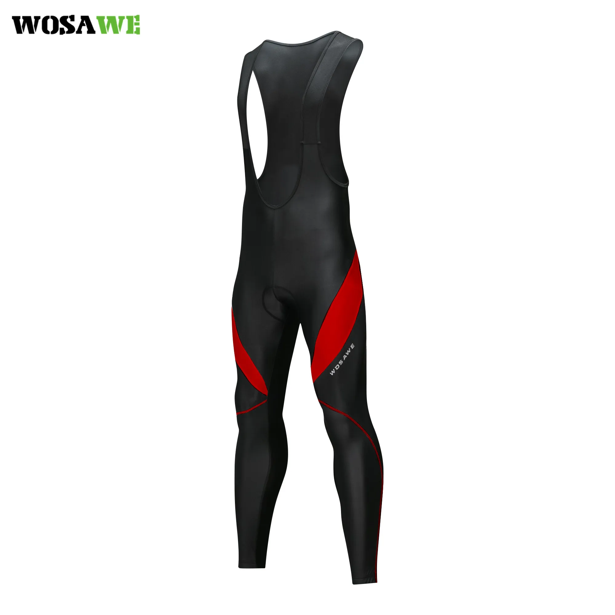 

WOSAWE Winter Men's Cycling Bib Pants with Gel Padd Bike Legging Racing Bike Clothings Cycling Tights MTB Trousers