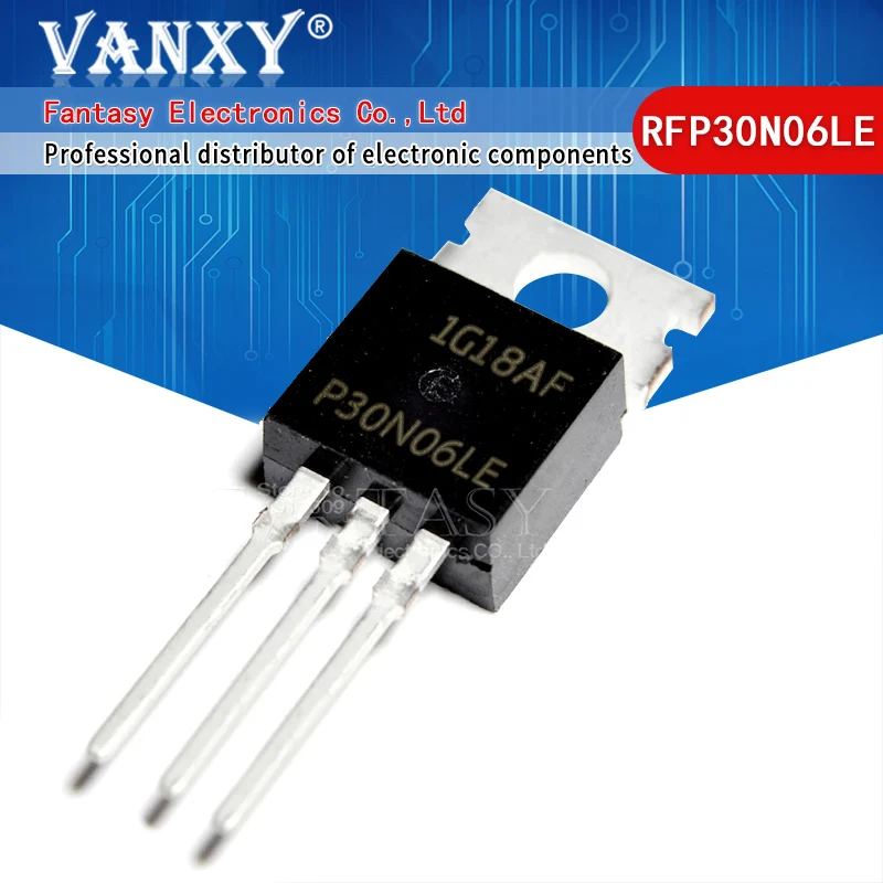10 шт RFP30N06LE TO220 P30N06LE 30A600V P30N06 RFP30N06 TO-220