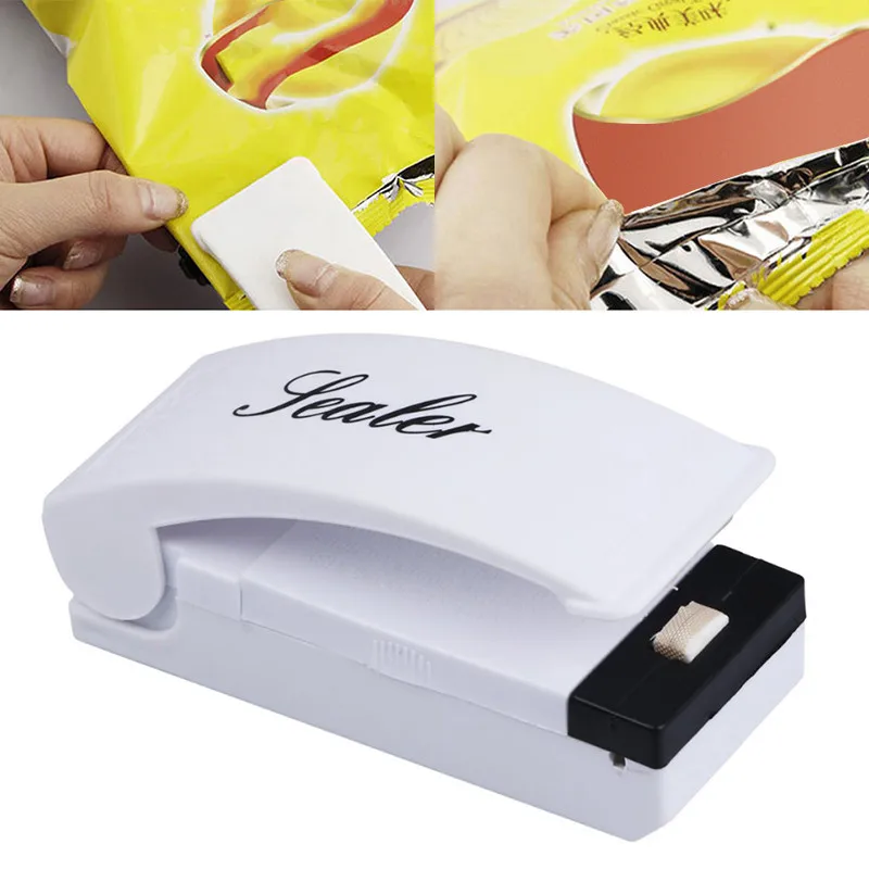 

Electric Hand Press Food Sealer Plastic Bag Heat Sealer Packaging Machine with Magnetic Base Instant Heat Sealer Handy SealingA4