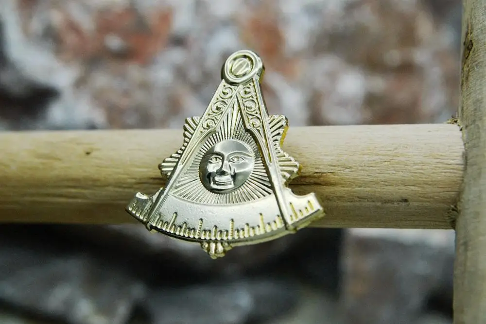 Масонская эмблема значок булавки на лацканы масон вольный каменщик прошлый