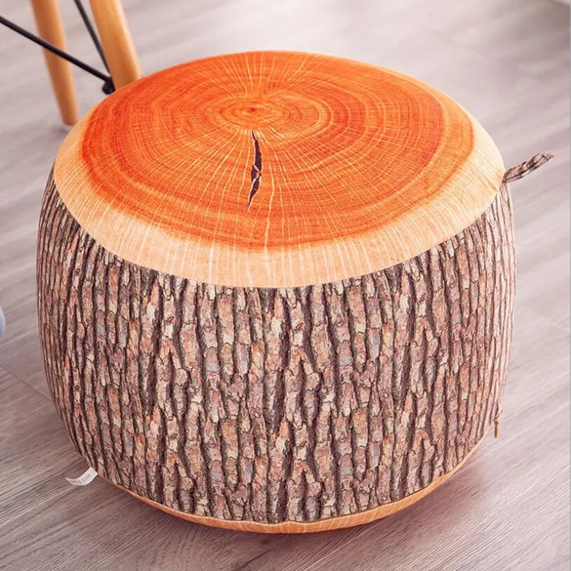 

Inflatable Stool Thicken Cotton Cover Cartoon Plush 3D Fruit Inflatable Pouf Chair Lovely Children Cushion Stools Portable 1PC