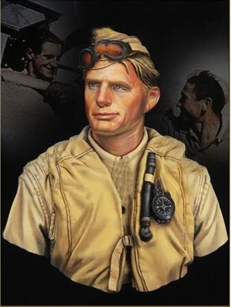 Новый набор из смолы 1/10 PILOT ancient BUST DIY игрушки Неокрашенная модель смолы|Наборы для