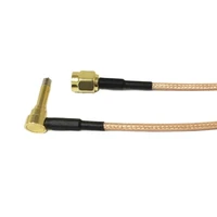 new sma male plug to ms156 right angle connector rg316 coaxial cable pigtail 15cm 6inch huawei modem cable adapter
