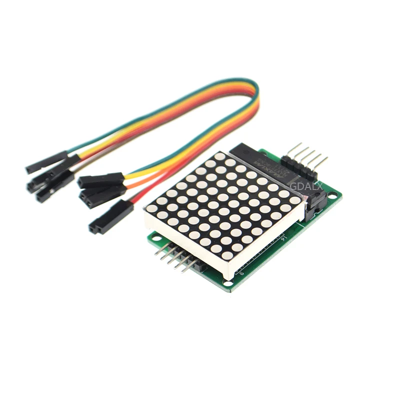 Модуль управления светодиодным дисплеем 8x8 8*8 MAX7219 для Arduino интерфейсный модуль 5 В