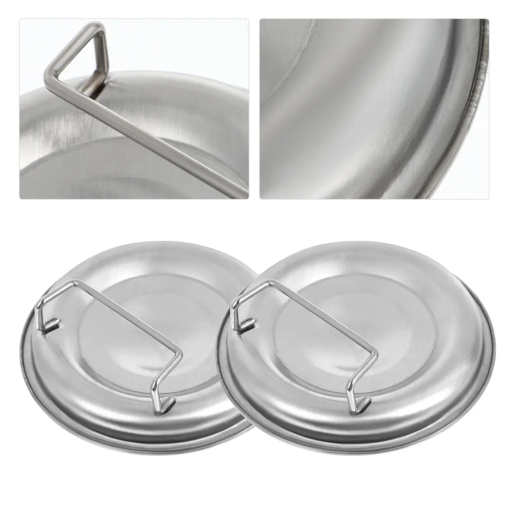 

2pcs Hot Pot Ladle Holders Stainless Steel Soup Ladle Rests Spoon Holders