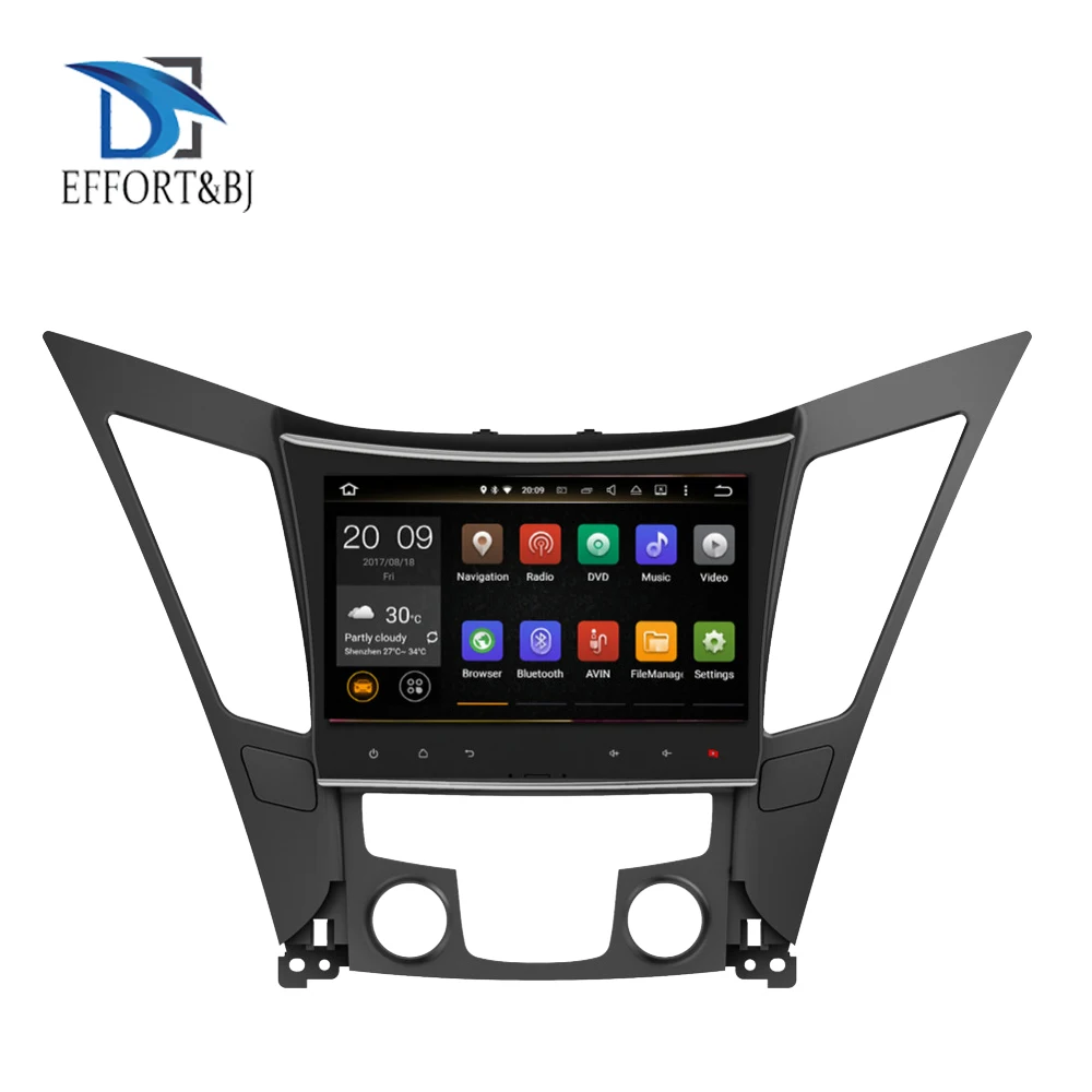 9 &quotAndroid 10 0 Восьмиядерный Автомобильный GPS-навигатор для Hyundai Sonata /i40/i45/i50 2011-2014