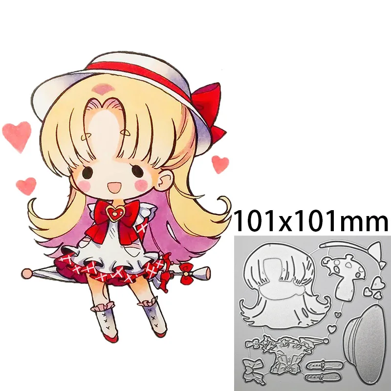 Металлические Вырубные штампы прекрасный ребенок трафарет в форме девушки для DIY альбом для скрапбукинга бумага декоративная открытка Ремесло тиснение - Цвет: 26