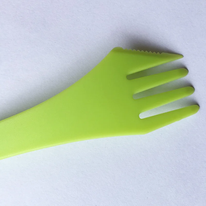 Набор пластиковых приборов 3 в 1 5 шт. ложка вилка резак для путешествий кемпинга