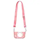 Силиконовый чехол для камеры с ремешком Регулируемая длина для разных HD мини-игрушек мультяшная цифровая детская камера