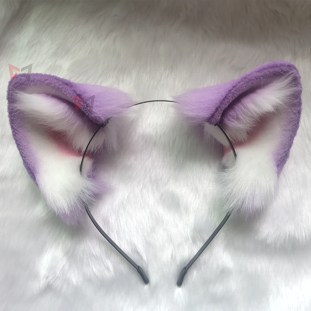 Новый цвет коричнево-фиолетовый С украшением в виде кошачьих ушек и сердечком