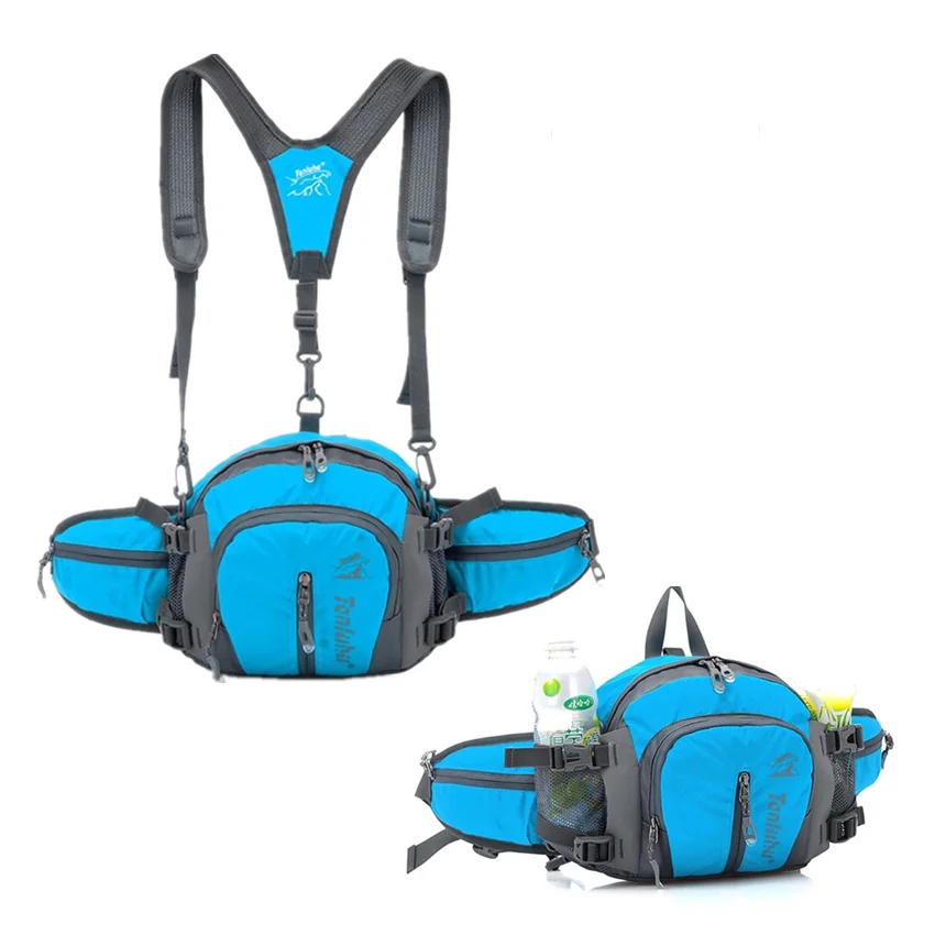 cycling waist bag multifunction hiking backpack bicycle rucksack outdoor camping climbing trekking phone accessories sports bags free global shipping